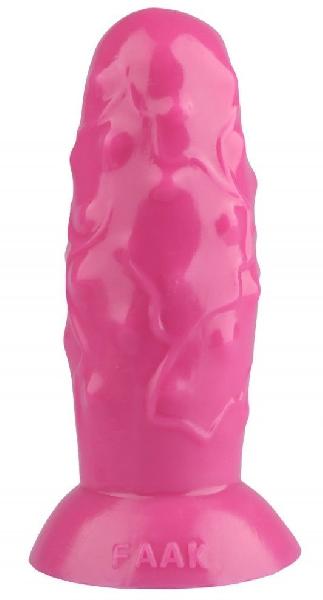 Розовый анальный стимулятор-пробка - 17,5 см. от Сумерки богов