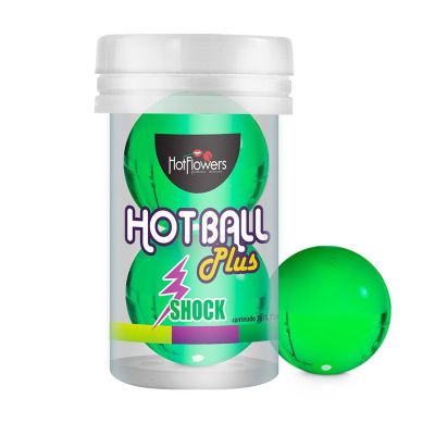 Лубрикант на силиконовой основе Hot Ball Plus с покалывающим эффектом (2 шарика по 3 гр.) от HotFlowers