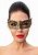 Пикантная золотистая женская карнавальная маска от Джага-Джага