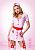 Розовый костюм похотливой медсестры от Le Frivole