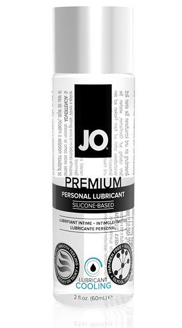 Охлаждающий лубрикант на силиконовой основе JO Personal Premium Lubricant Cooling - 60 мл. от System JO