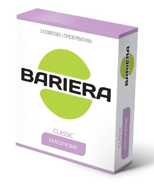 Классические презервативы Bariera Classic - 3 шт. от Bariera