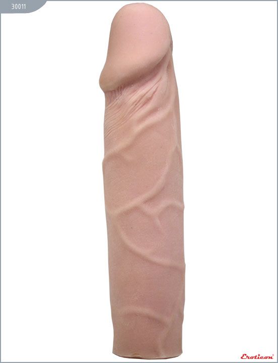 Телесный гнущийся фаллоимитатор из ультраскин - 16,5 см. от Eroticon