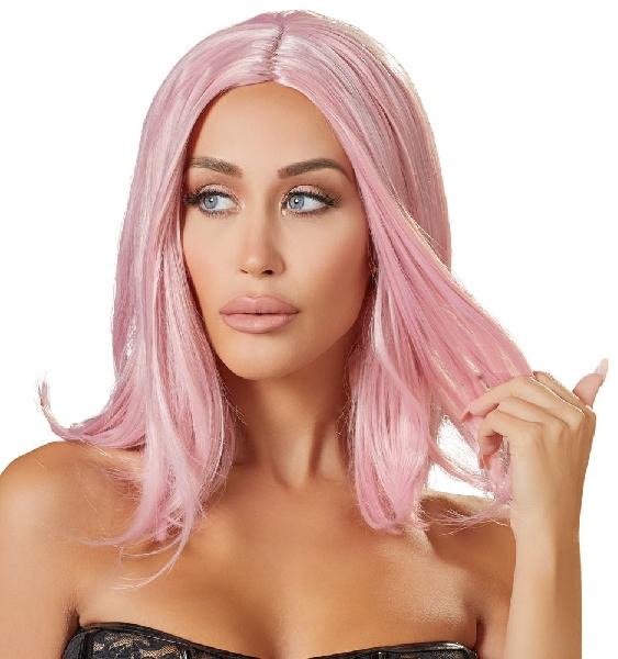 Розовый парик с прямыми волосами от Orion