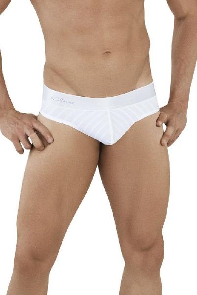 Белые трусы-бразилиана Lucerna Thong от Clever Masculine Underwear
