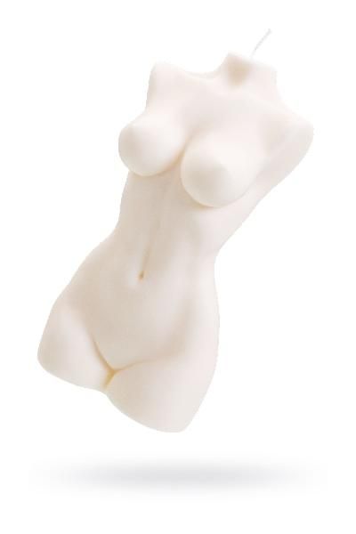 Белая интерьерная свеча в форме женского торса - 850 гр. от Pecado