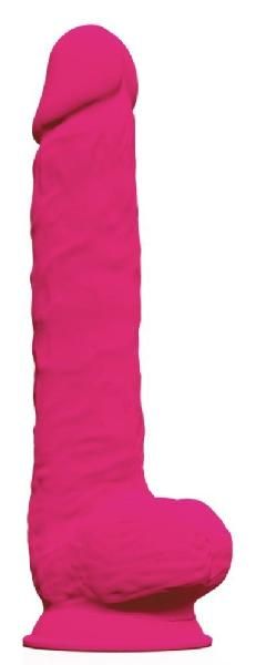 Ярко-розовый фаллоимитатор-гигант Model 1 - 38 см. от Adrien Lastic
