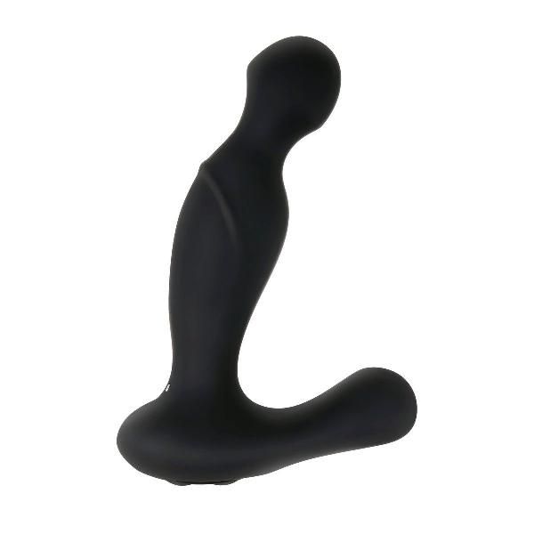 Черный вибростимулятор простаты Adam s Rotating P-spot Massager - 14,2 см. от Adam & Eve
