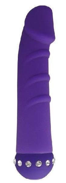 Фиолетовый вибратор SPARKLE SUCCUBI VIBRATING DONG - 14,5 см. от Howells