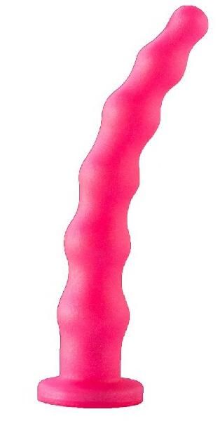 Розовый гелевый анальный стимулятор - 20 см. от LOVETOY (А-Полимер)