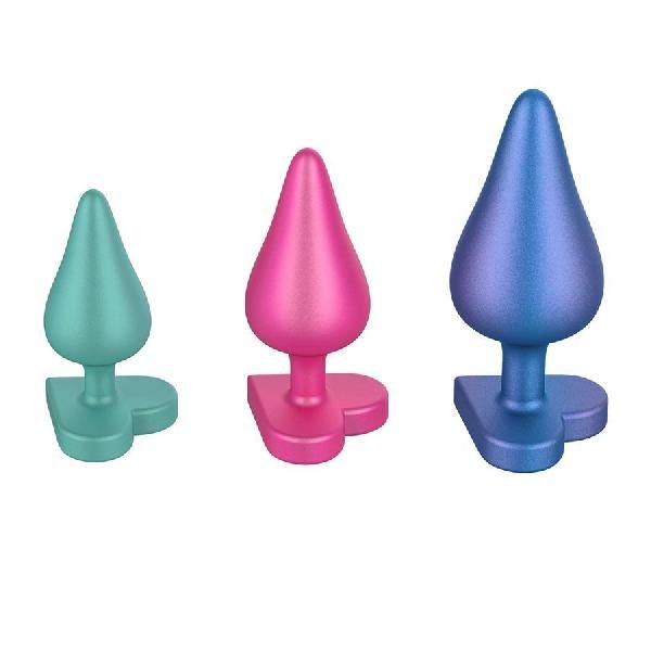 Набор из 3 анальных пробок Romp Luster от ROMP