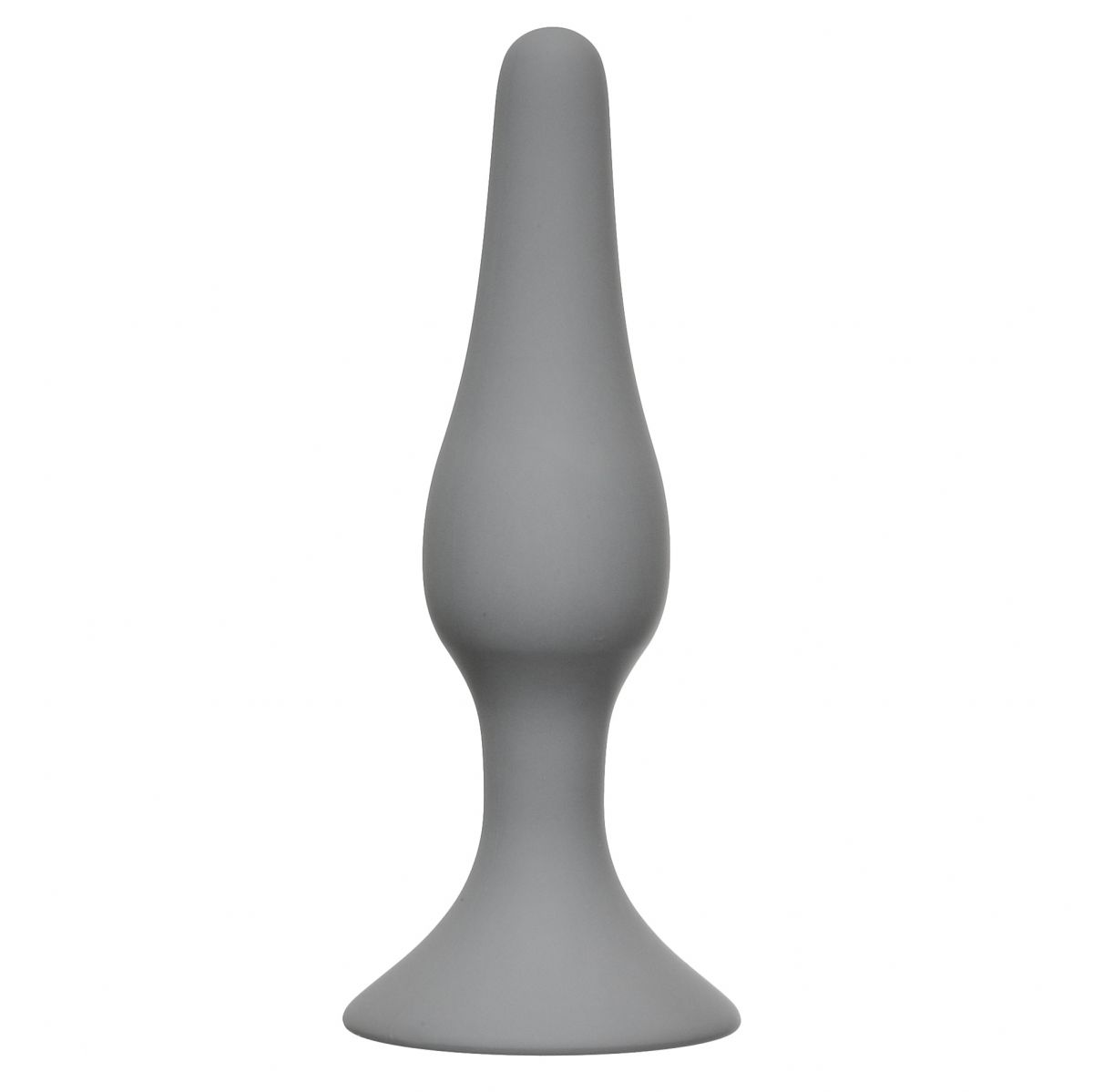 Серая анальная пробка Slim Anal Plug Large - 12,5 см. от Lola toys