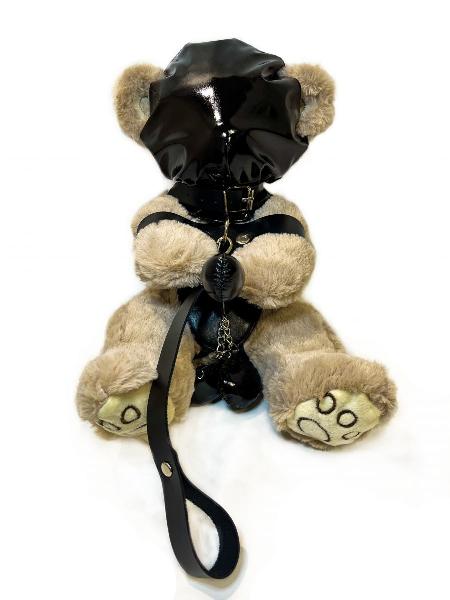 Оригинальный плюшевый мишка в маске и наручниках от БДСМ Арсенал