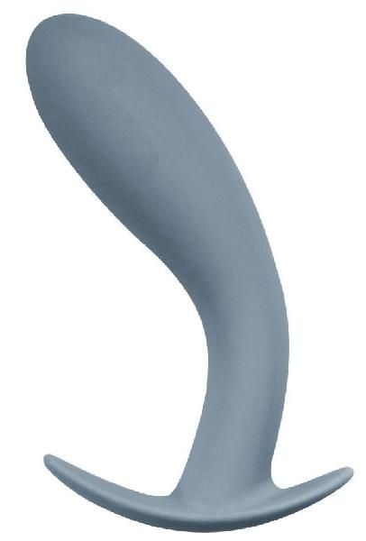 Грязно-синяя анальная пробка Gale - 13 см. от Lola toys