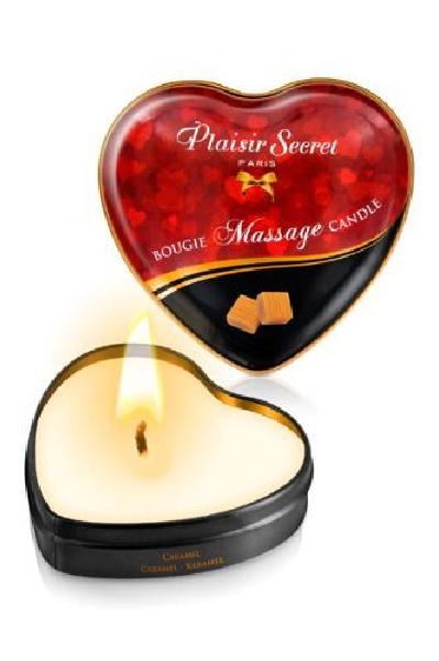 Массажная свеча с ароматом карамели Bougie Massage Candle - 35 мл. от Plaisir Secret