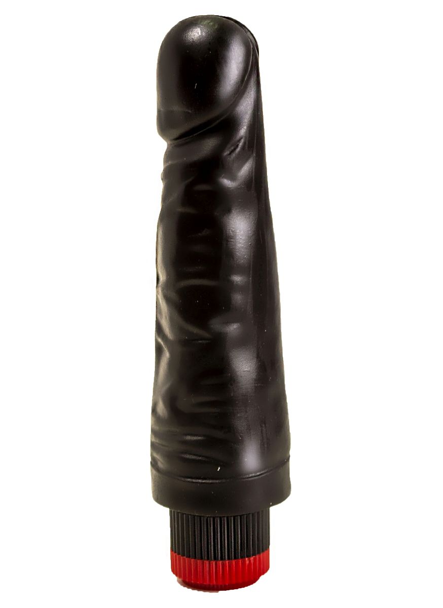 Вибратор-реалистик LOVETOY черного цвета - 17,5 см. от LOVETOY (А-Полимер)