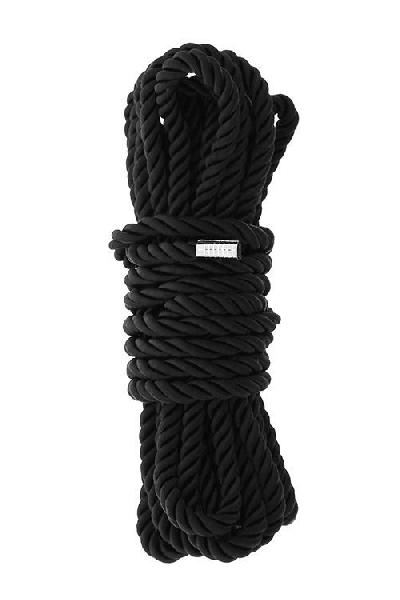 Черная веревка для шибари DELUXE BONDAGE ROPE - 5 м. от Dream Toys