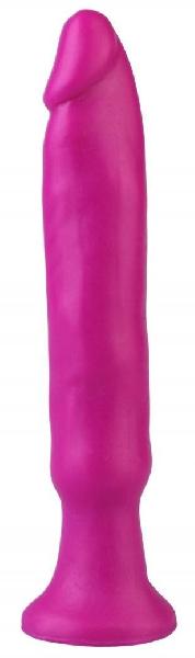 Фиолетовый анальный стимулятор без мошонки - 14 см. от Сумерки богов