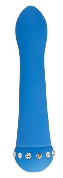 Голубой вибратор SPARKLE SUCCUBI  BLISS CARESSING VIBE - 14,2 см. от Howells