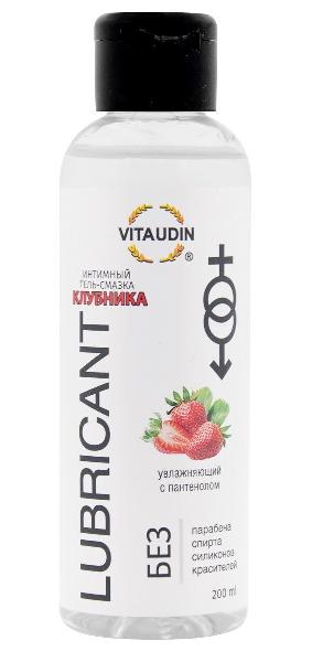 Интимный гель-смазка на водной основе VITA UDIN с ароматом клубники - 200 мл. от VITA UDIN
