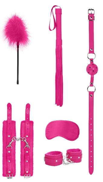 Розовый игровой набор Beginners Bondage Kit от Shots Media BV