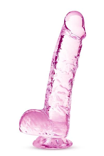 Розовый фаллоимитатор 6 Inch Crystalline Dildo - 15,2 см. от Blush Novelties