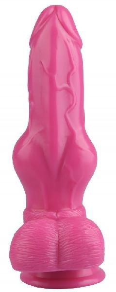 Розовый анальный фаллоимитатор-реалистик - 21 см. от Сумерки богов
