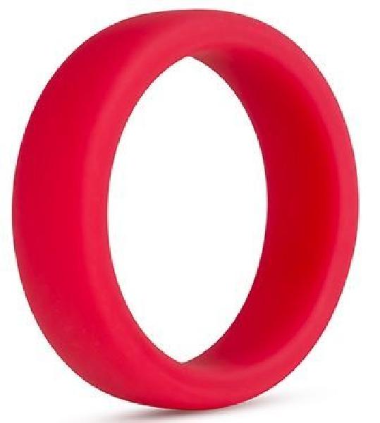 Красное эрекционное кольцо Silicone Go Pro Cock Ring  от Blush Novelties