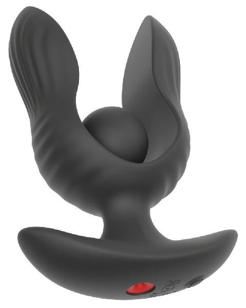 Черная расширяющаяся анальная пробка с вибрацией RC Inflatable Expander Plug with Vibration от Orion