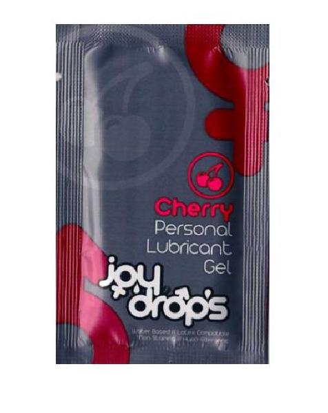 Пробник смазки на водной основе JoyDrops Cherry - 5 мл. от JoyDrops