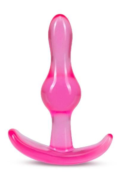 Розовая анальная пробка Curvy Anal Plug - 8,4 см. от Blush Novelties