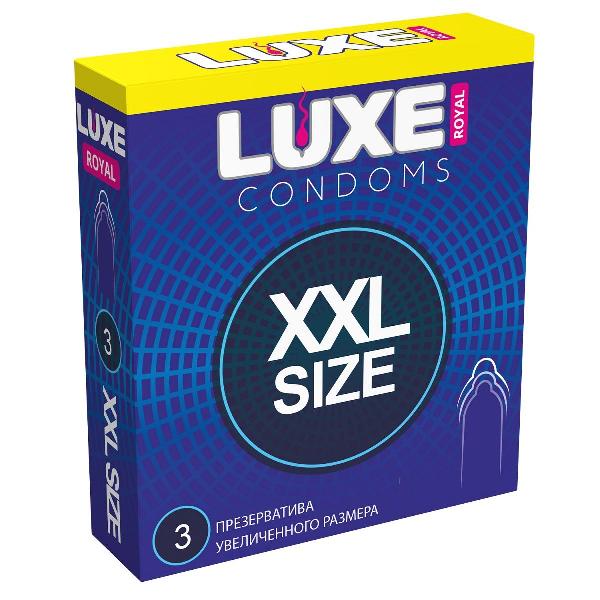 Презервативы увеличенного размера LUXE Royal XXL Size - 3 шт. от Luxe