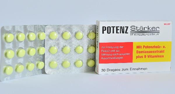 БАД для мужчин Potenzstarker - 30 драже (437 мг.) от Milan Arzneimittel GmbH