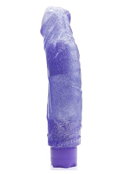 Фиолетовый водонепроницаемый вибратор JELLY JOY SWEET MOVE MULTI-SPEED VIBE - 20 см. от Dream Toys