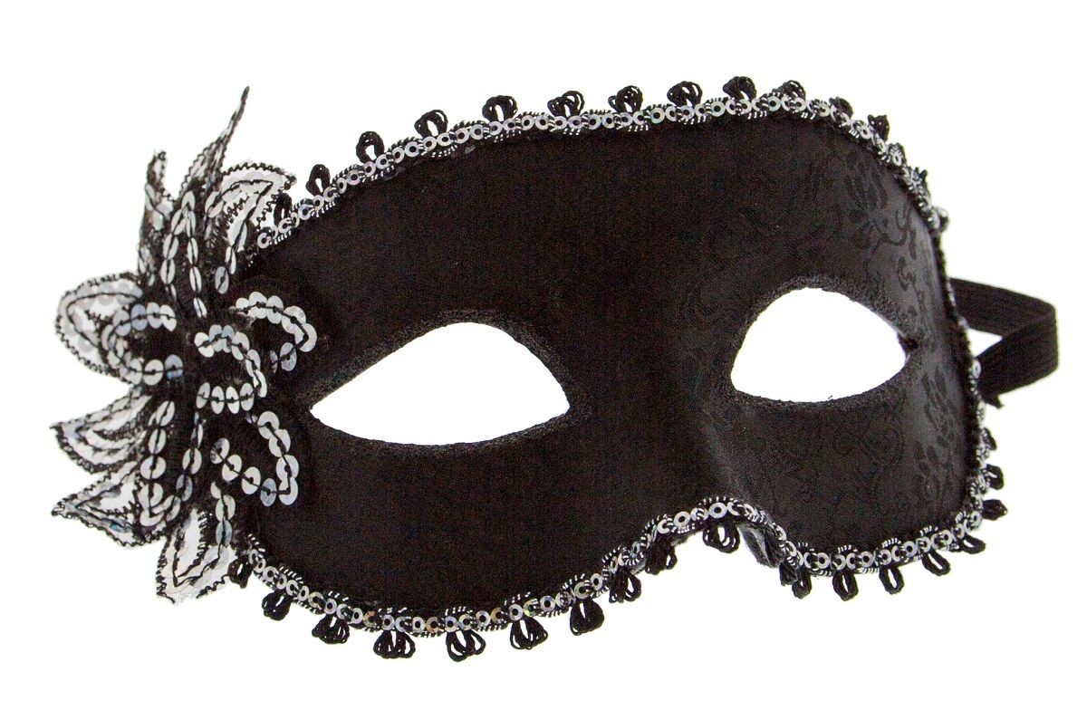 Карнавальная маска с цветком Venetian Eye Mask от Blush Novelties