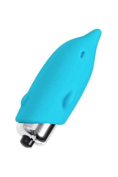 Голубой мини-вибратор Jolly - 7,5 см. от Eromantica