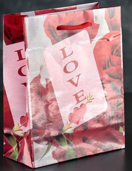 Подарочный пакет  Любовь  - 23 х 18 см. от Сима-Ленд