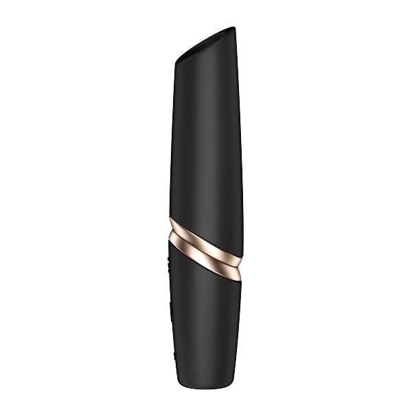 Черный вакуумный стимулятор Perfect Kiss от Satisfyer