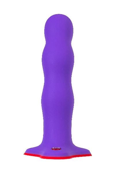 Фиолетовый фаллоимитатор Stubs Bouncer - 18,5 см. от Fun Factory