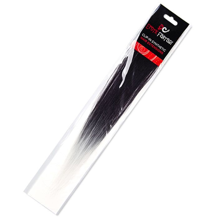 Черно-белые локоны Clip-In от Erotic Fantasy