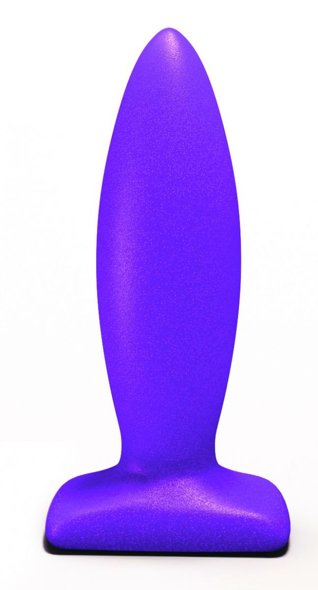 Фиолетовый анальный стимулятор Streamline Plug - 10 см. от Lola toys