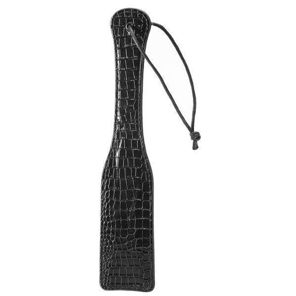 Черная шлепалка с петлёй Croco Paddle - 32 см. от Dream Toys
