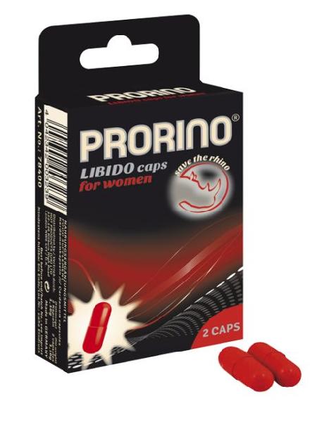 БАД для женщин ero black line PRORINO Libido Caps - 2 капсулы от Ero