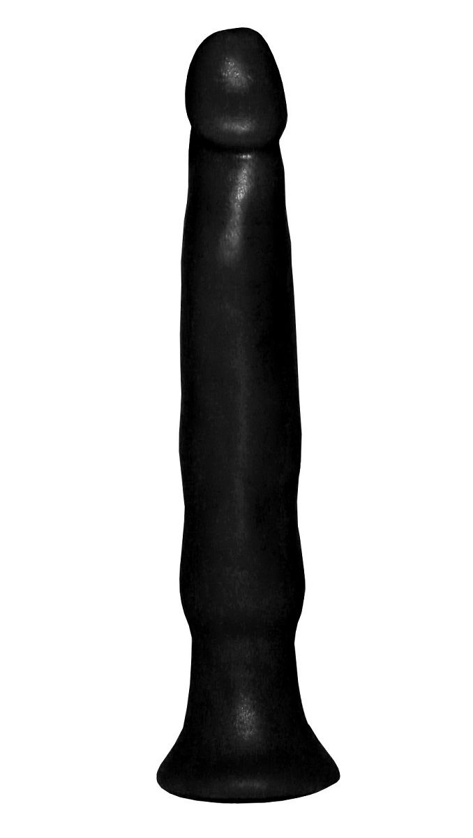 Чёрный анальный фаллоимитатор без мошонки - 14 см. от Сумерки богов