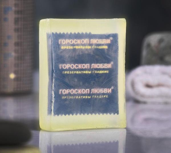 Светящееся мыло  Экстренная помощь  с презервативом - 105 гр. от Сима-Ленд