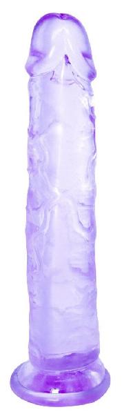 Фиолетовый фаллоимитатор Distortion - 18 см. от Lola toys