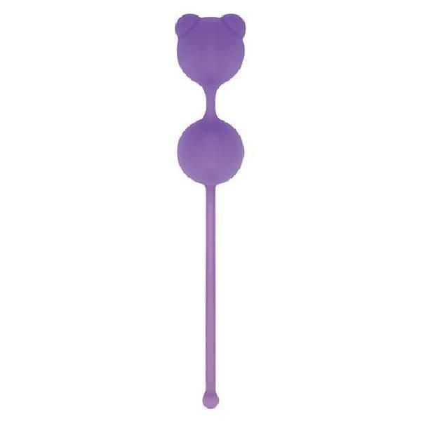 Фиолетовые вагинальные шарики PUSSYNUT DOUBLE SILICONE от Toyz4lovers