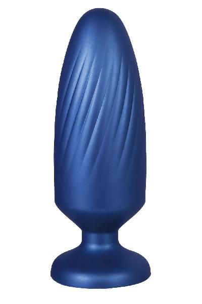 Синяя анальная пробка G Stuck Silicone Anal Plug - 13,5 см. от NMC