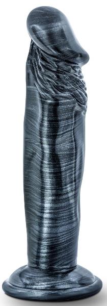 Черный фаллоимитатор без мошонки с присоской Ebony 6 Inch Dildo - 15 см. от Blush Novelties