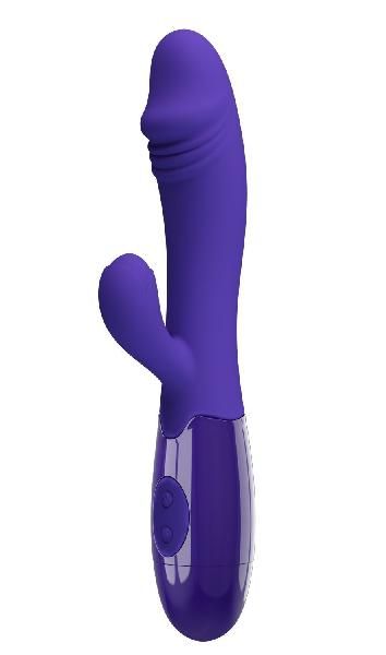 Фиолетовый вибратор-кролик Snappy-Yourth - 19 см. от Baile